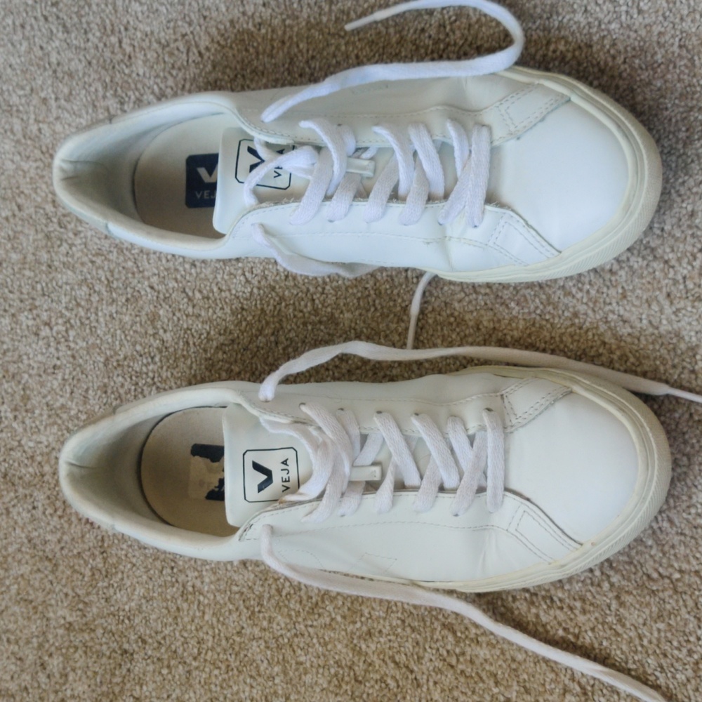 Veja white sneakers size us9